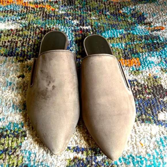 Jenni Kayne Tan Suede Mules - Picture 1 of 3